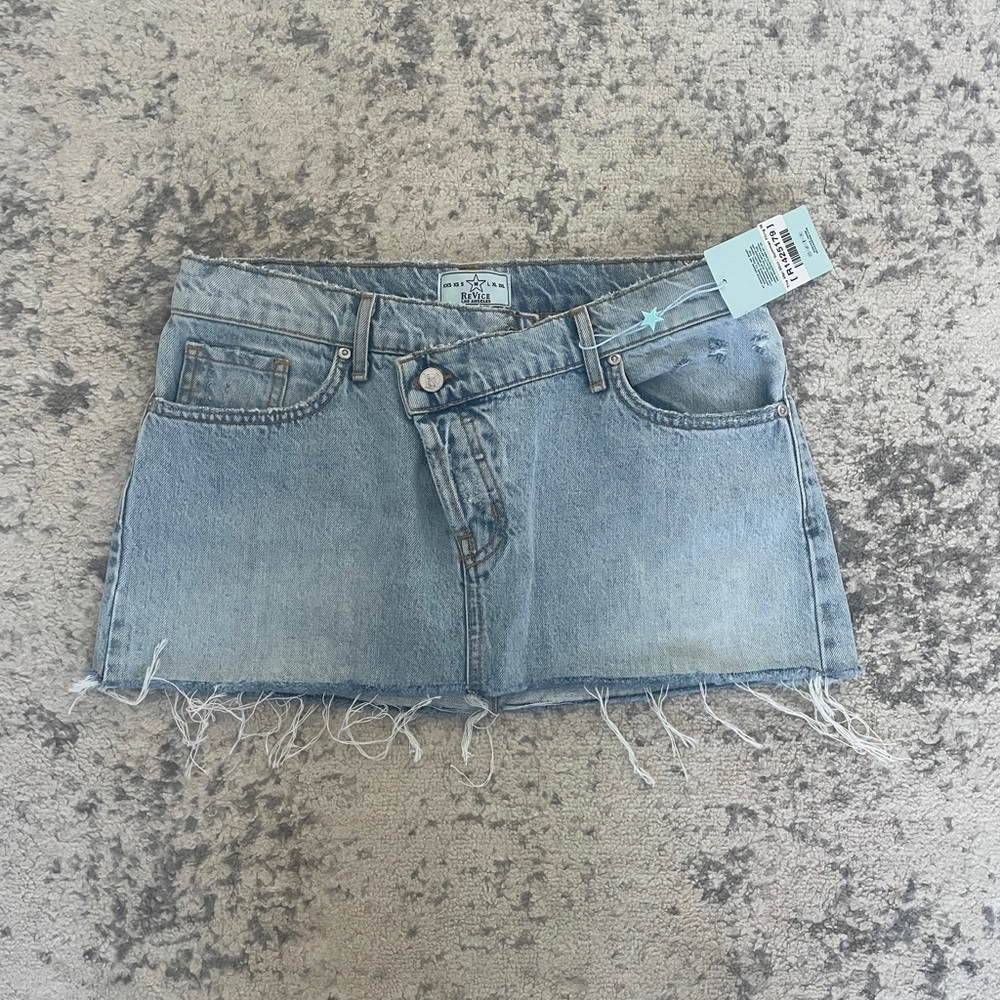 REVICE DENIM MINI SKIRT